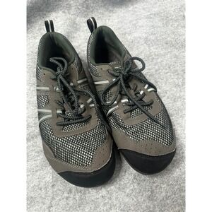 Xero Shoes Terra Flex Mens 12 Trail Running Hiking Barefoot Sneakers Green Grey